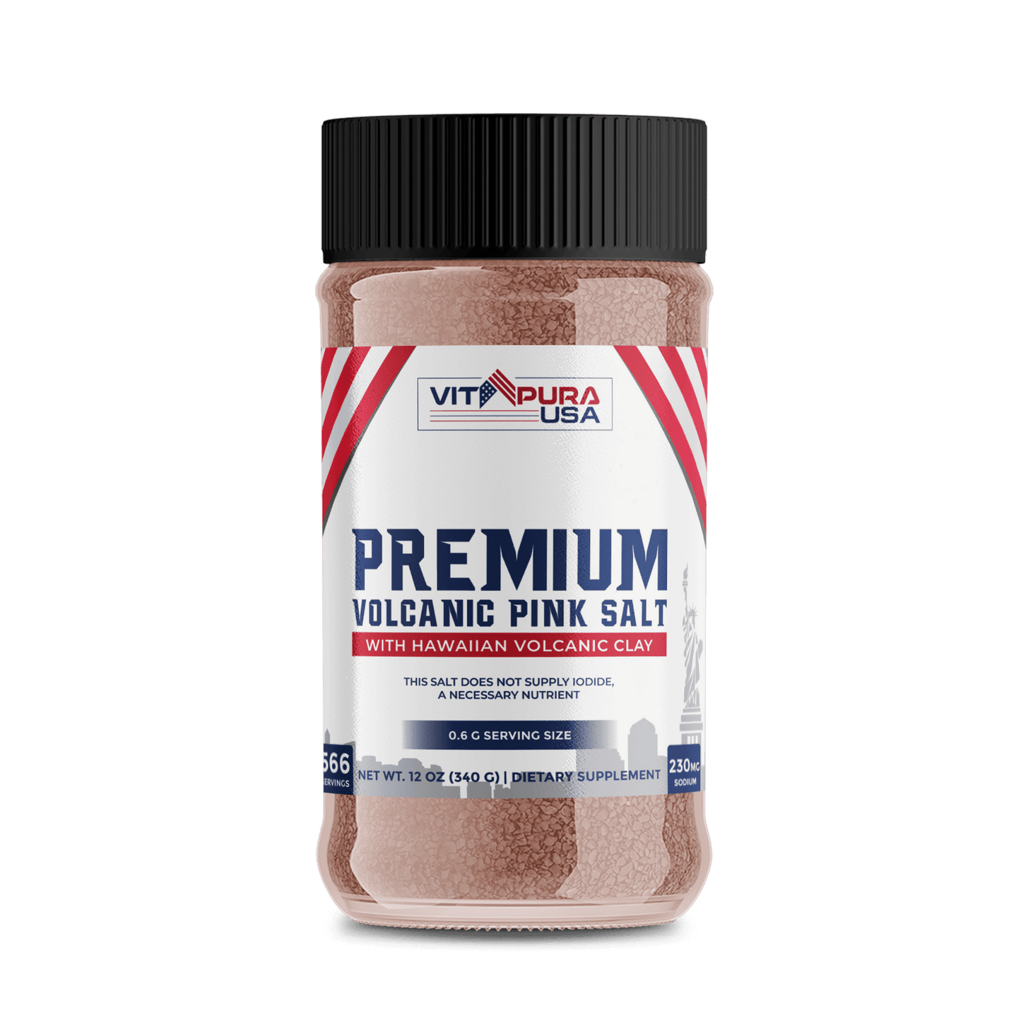 Premium Volcanic Pink Salt 12 oz